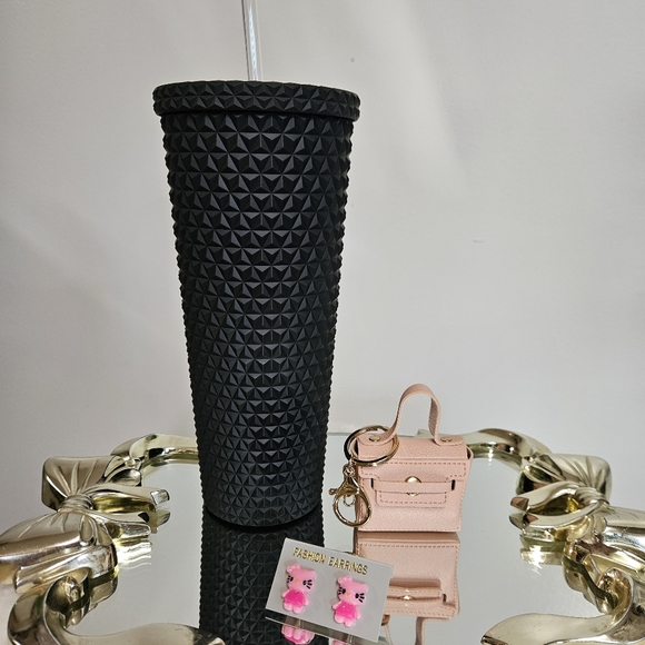 Accessories - Hello Kitty Earrings, Tumbler & Key Chain